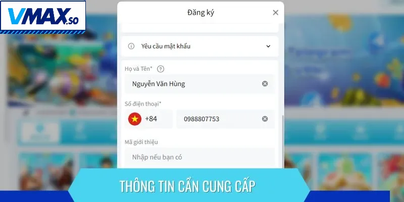 Nhà cái yêu cầu bet thủ cung cấp thông tin chính xác 100%