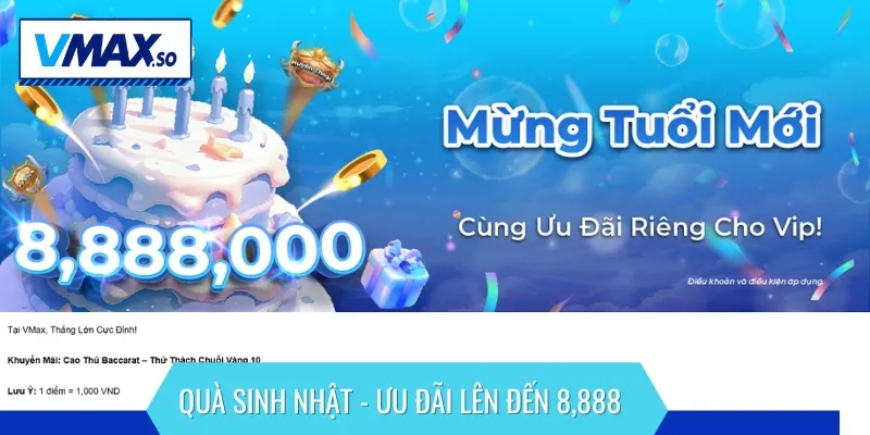 khuyến mại sinh nhật