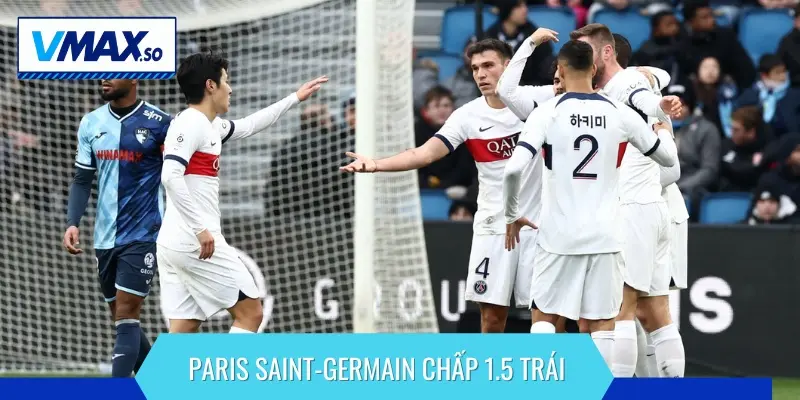 Paris Saint-Germain chấp khoảng 1.5 trái trong trận đấu sắp tới