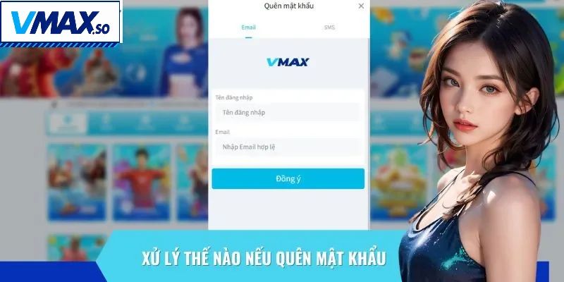 vmax lấy lại mật khẩu